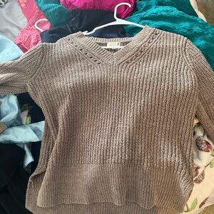 Source Unknown V-Neck Sweater - Taupe